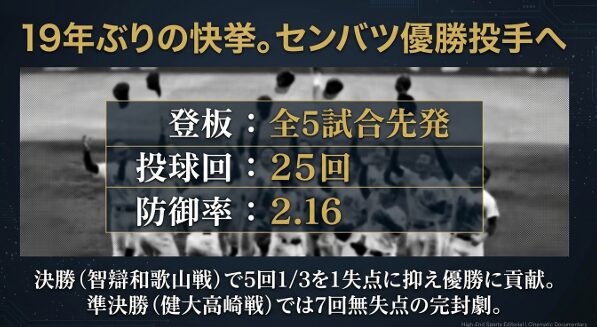 横浜高校を19年ぶりのセンバツ優勝に導いた織田翔希投手の全5試合先発登板と防御率2.16の成績まとめ