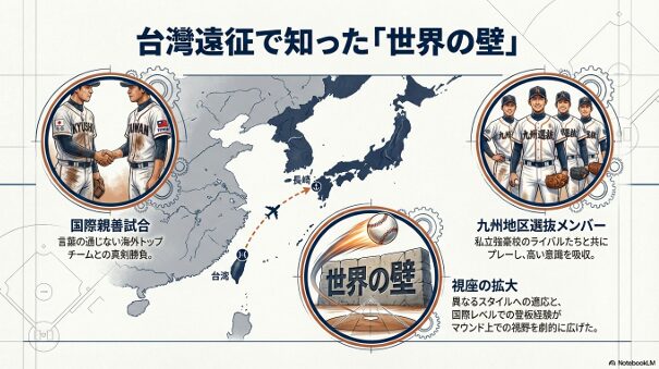 グラウンド内の走走移動、AIアプリでの分析、野球ノートによる思考の共有など長崎西の練習戦略