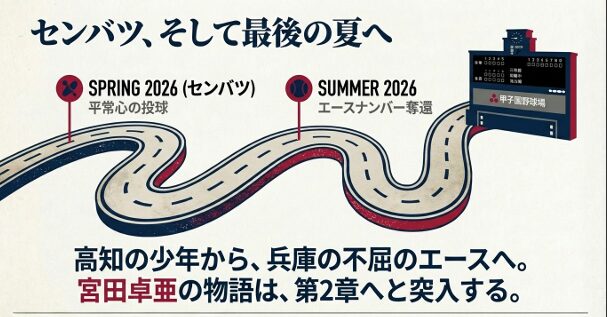 2026年春のセンバツと夏の甲子園、そしてエースナンバー奪還への決意を込めたメッセージ