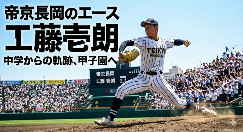 帝京長岡 工藤投手 甲子園での雄姿