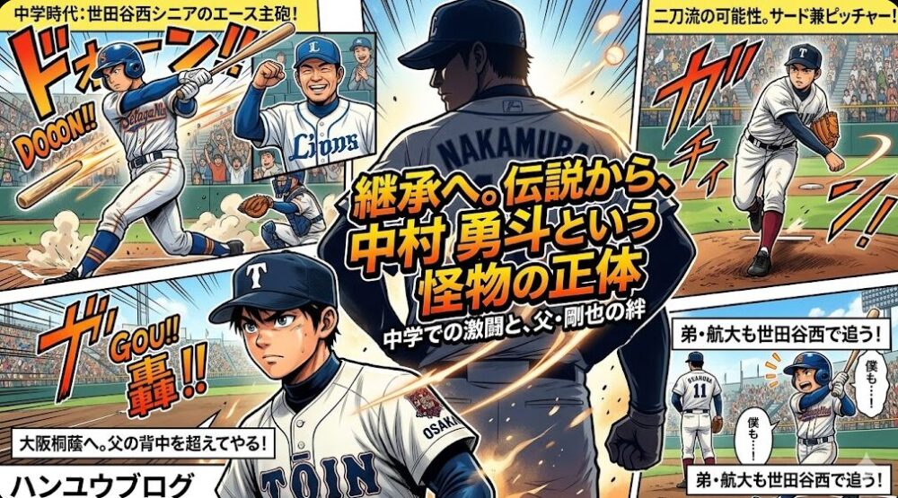 大阪桐蔭の中村勇斗 偉大な父を追いかける姿