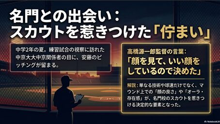 練習試合でスカウトの目に留まった安藤歩叶投手のオーラと高橋監督のコメント
