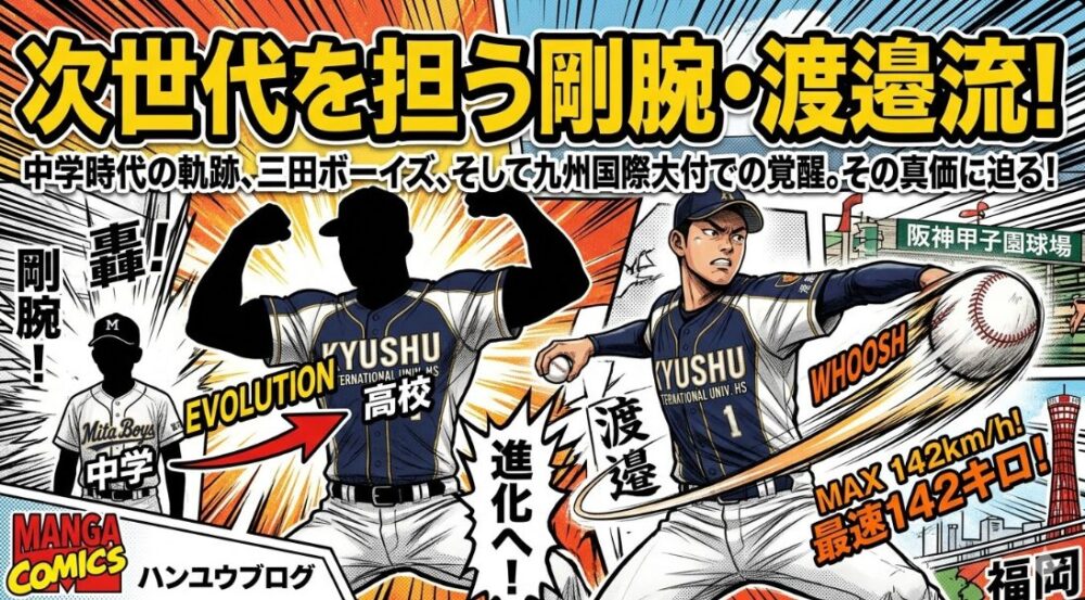 神宮大会V右腕、九国大付属の渡邊