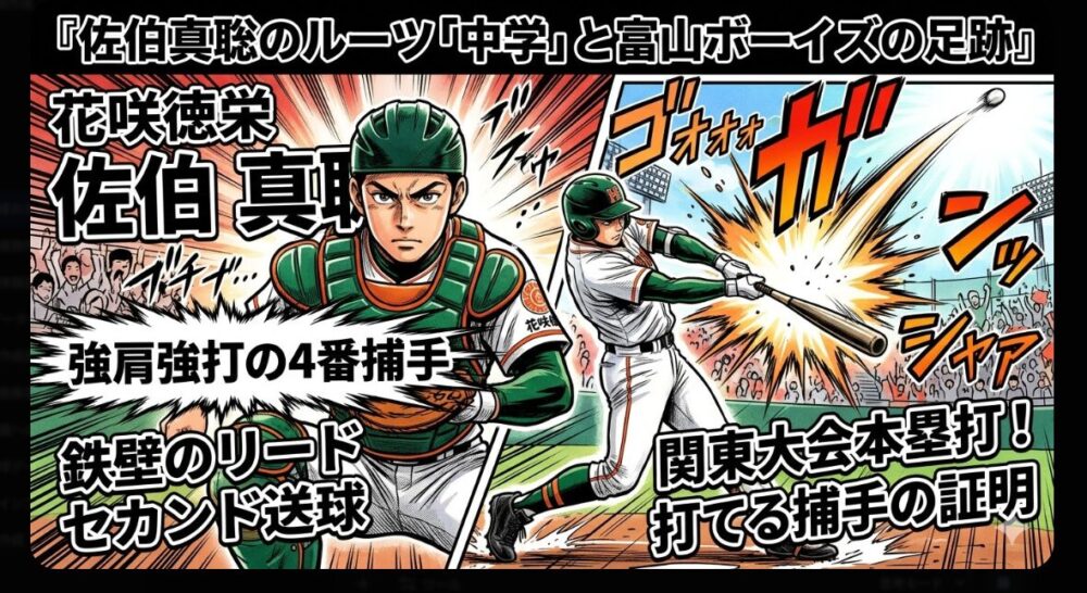 花咲徳栄 佐伯捕手 ドラフト候補の軌跡