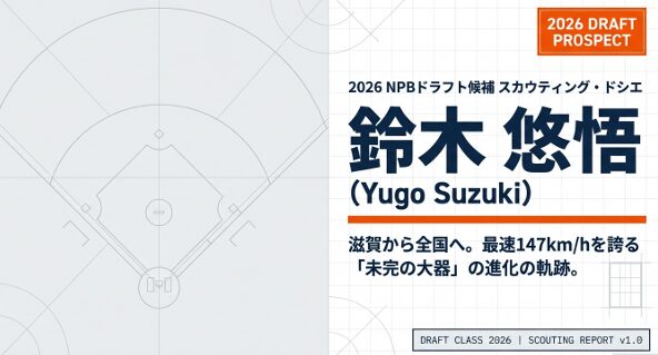 中京 鈴木投手のドラフトレポート