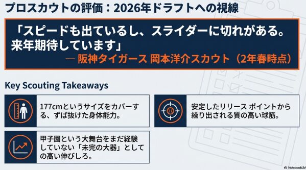 ソフトバンクや阪神のスカウトが絶賛する、鈴木悠悟投手の安定したリリースと高い身体能力