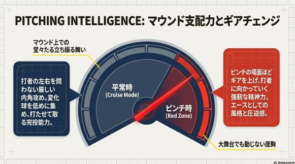  ピンチの場面ほどギアを上げ打者に向かっていく西田陽紀投手のマウンド支配力 